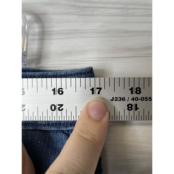 Old Navy Jeans Womens 12 Blue Super Skinny Medium Wash Stretch Denim Pockets - Picture 4 of 13